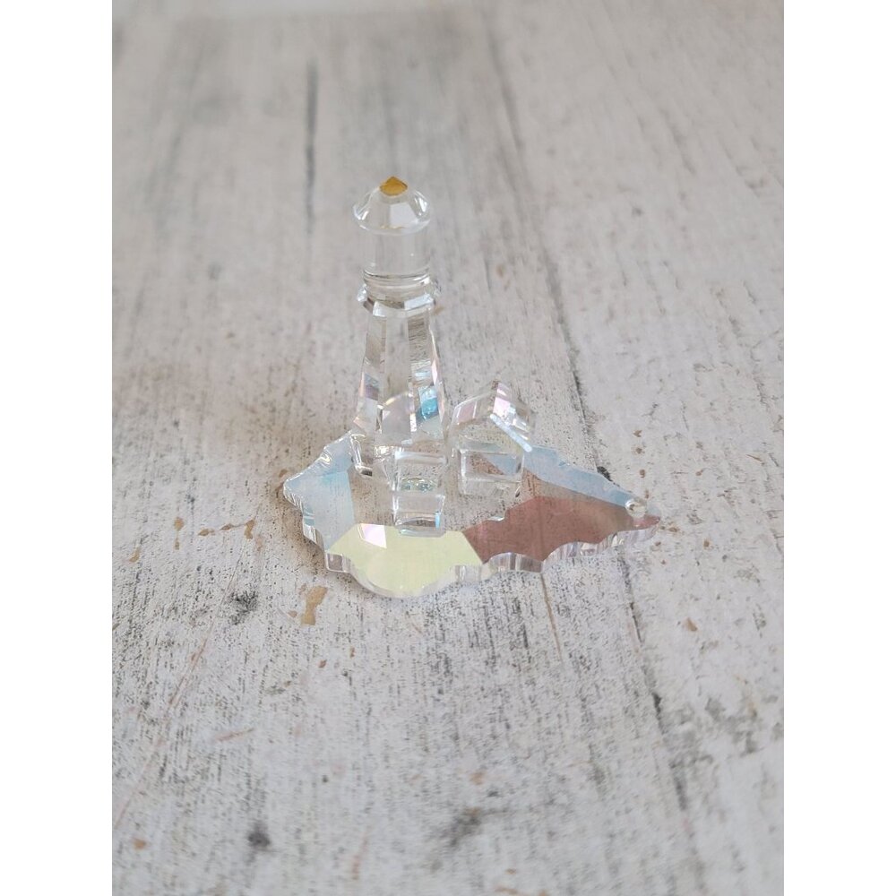 Unique miniature glass lighthouse‎ home decor figure sea ocean